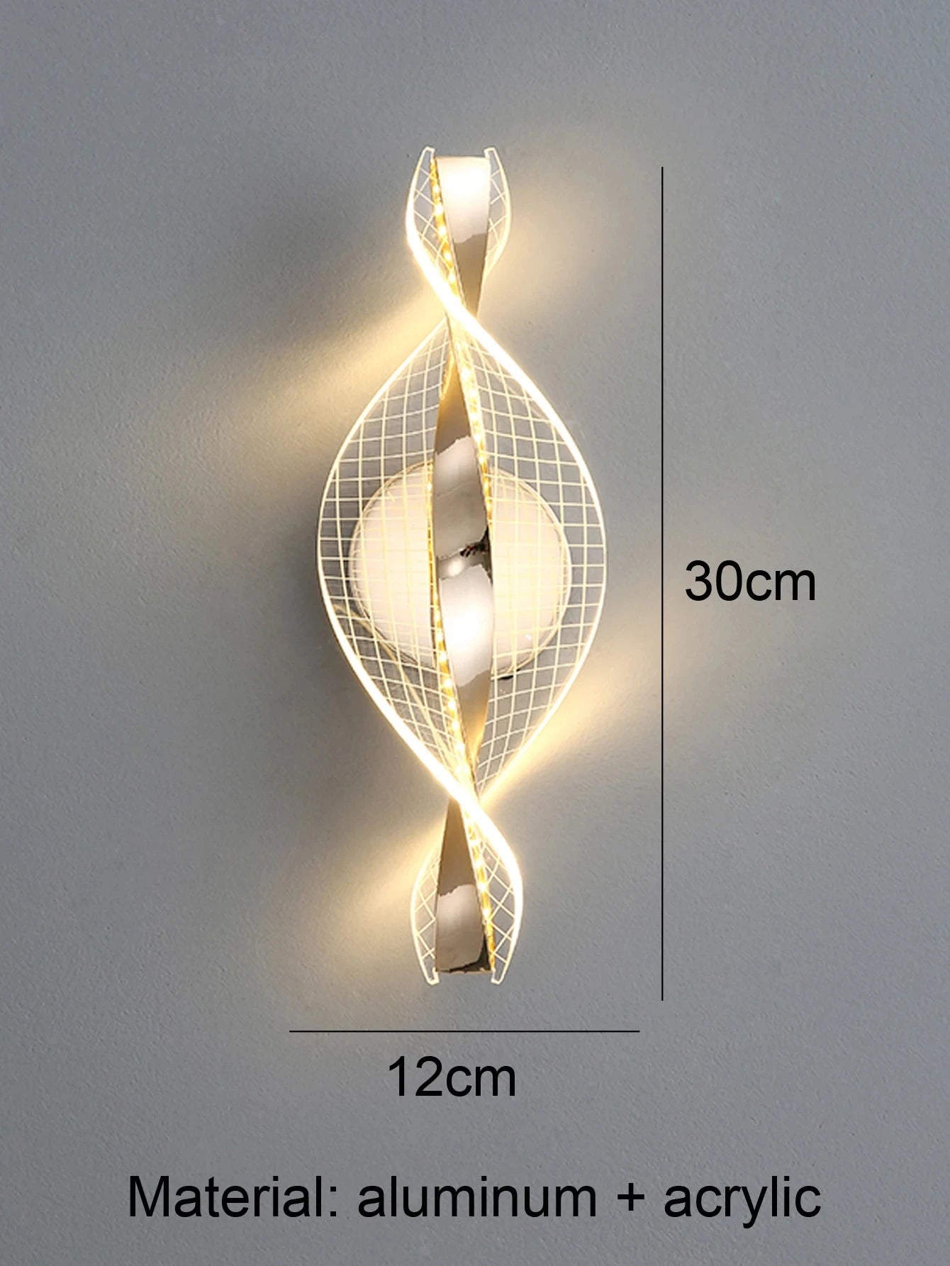 Lámparas Led en Acrílico para pared