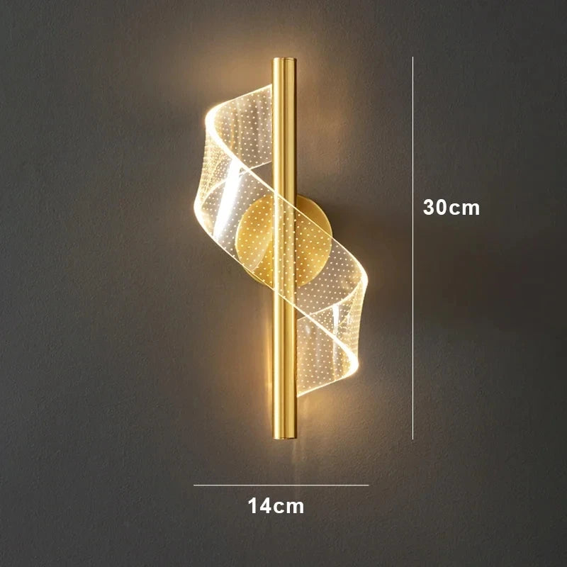 Lámparas Led en Acrílico para pared