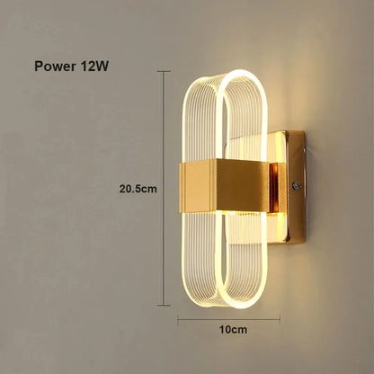 Lámparas Led en Acrílico para pared