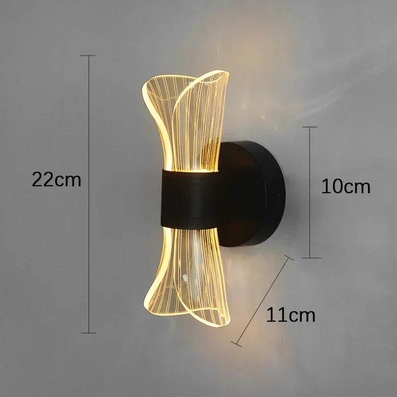 Lámparas Led en Acrílico para pared