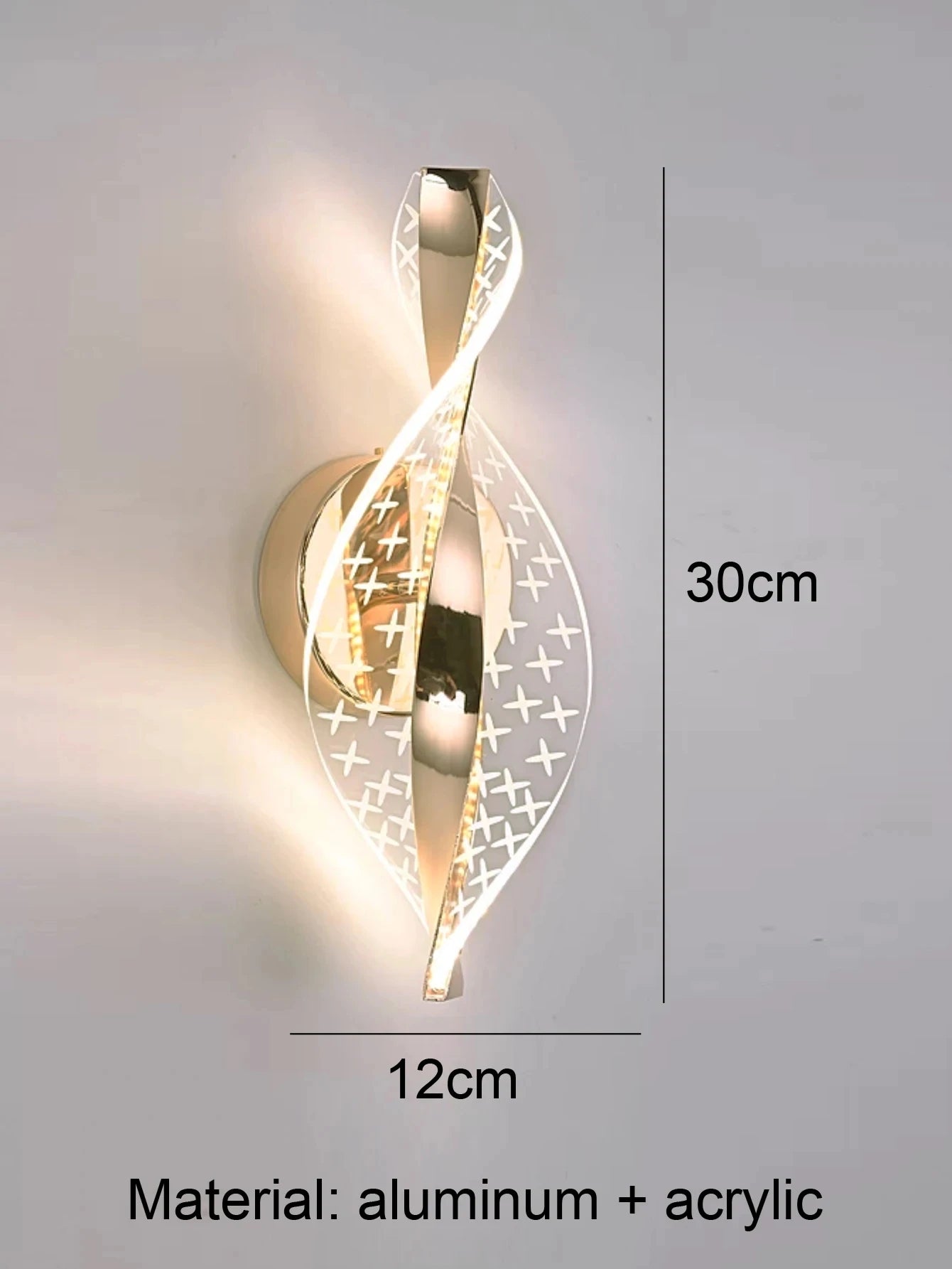 Lámparas Led en Acrílico para pared