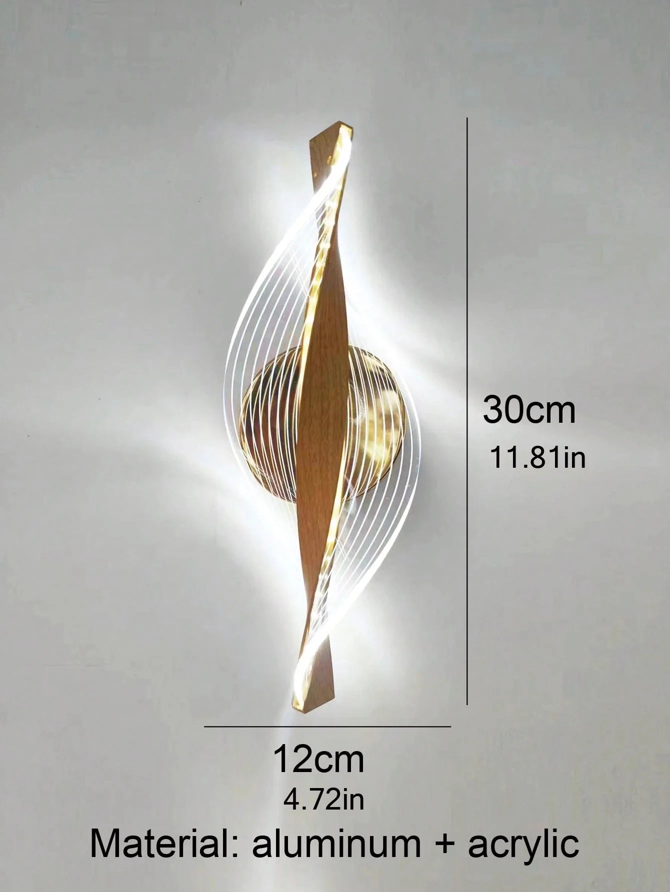 Lámparas Led en Acrílico para pared