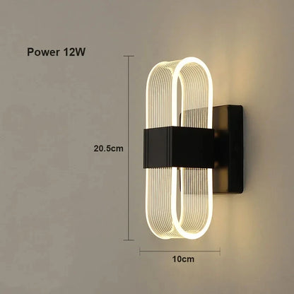 Lámparas Led en Acrílico para pared