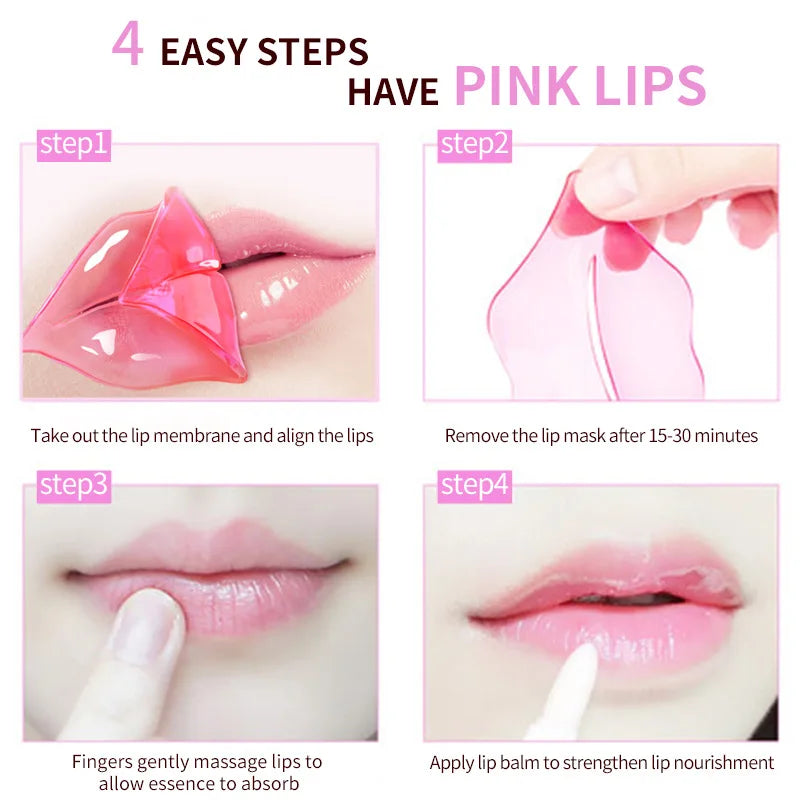 Mascarilla de labios con colágeno 10 unidades